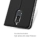 Huawei mate 10 lite / Huawei Nova 2i case, KuGi ultra-thin DD style PU Cover + TPU Back stand Case For huawei mate 10 lite / Huawei Nova 2i smartphone (Black)