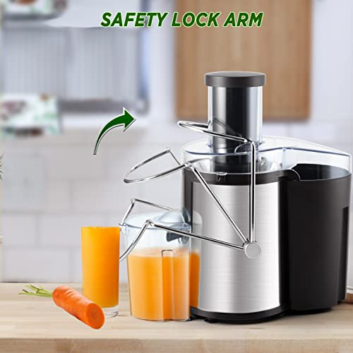CHULUX Juicer Machine, Centrifugal Juice Extractor Maker with Recipe