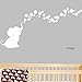 Elephant Bubbles Nursery Wall Decal Set (White)