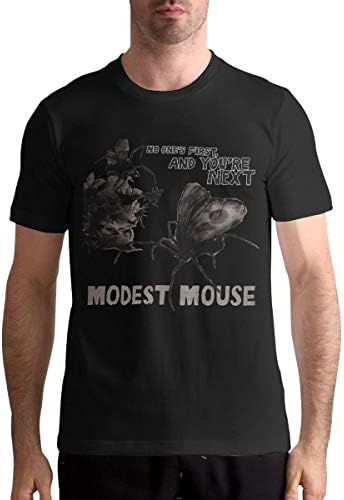 Modest Mouse-No One's First,and You're Next Men Basic Short Sleeve Music Band Shirt Shirt Black