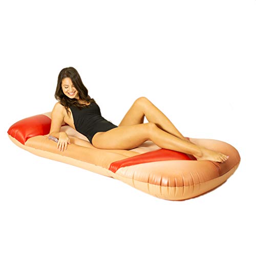 Poolcandy Hot Bod Beach Babe Extra Large Inflatable Pool Lounger-Pool Float-Measures 72" x 35" x 6" - Thumbnail 4