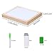 Minto Toy Wooden Magnetic Easel, Magnetic Jigsaw Double Side Board Dry Erase Board Puzzle Games Toys for Kids Toys for Boys Girls (Animals)