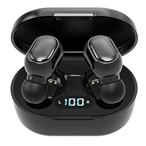 Earbuds Basic Oordopjes, TWS Wireless Bluetooth 5.0, Microfoon, Met Oplaadcase,stereo diepe bas, touch-control…