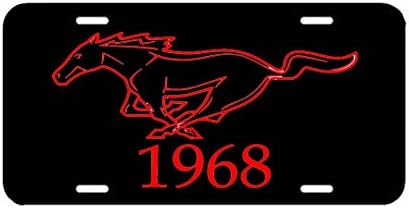 Personalized Pony License Plate - Car Decal - Mustang Sign, Classic Car, Custom License Plate, License Plate Sign, Muscle Car, Choose Color