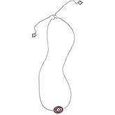 From the Heart Georgia Bulldogs Kennedy Necklace Adjustable Slider Bead Jewelry Gift Licensed UGA