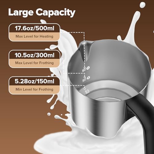 electric milk frother detail image