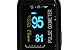 CONTEC CMS50D Finger Pulse Oximeter, SPO2 PR Oxygen Saturation Heart Rate Monitor with Carrying Case, Lanyard,battery Black color OLED Display