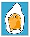 Crystal Gudetama The Lazy Egg Prints - Set of 4 (8x10) Funny Unmotivated Sanrio Mascot Colorful Wall Art Decor