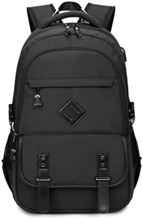 Spalison Oxford Cloth Backpack USB Casual Daypack Student School Bag Laptop Backpack