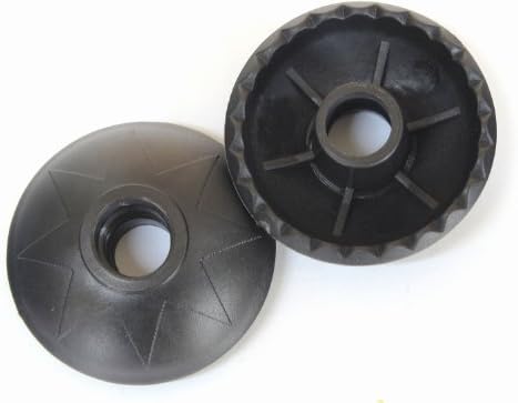 Columb Removable Rubber Trekking Snow / Mud for Hiking Poles, 6 Pack (Six) by Columb