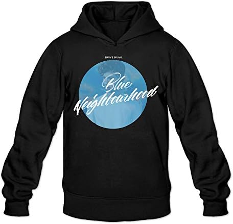 Rebecca Funny Troye Sivans Blue Neighbourhood Men's Long Sleeve Hoodie Black