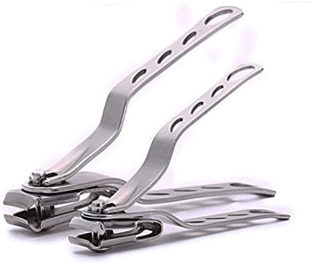 ZHHAN Nail Clippers with 360-Degree Rotating Head - Stainless Steel Fingernails and Toenails Cutter Lagre and Small Sizes (2PCS)