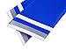 GZZOU Woman Tie, Ladies Fashion Solid Color Pre-Tie School Style Silk Necktie (Blue)
