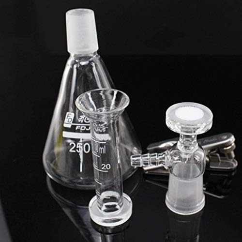 化学実験室用蒸留装置精製精製オイルセット実験用ガラス器具エッセンシャルオイル蒸留器浄水器ツールボック 化学実験装置のろ過装置25mlの携帯用特別な実験室用品の完全な包装japc1 Distribuidoravalmor Com