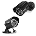 FREDI Security Camera HD 800TVL 24PCS IR-LEDs 3.6mm Lens with IR Cut CCTV Camera Home Security Day/Night Waterproof Camera- 65ft(20m) IR Distance