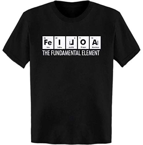 FEIJOA The Fundamental Element Periodic Table T-Shirt Black