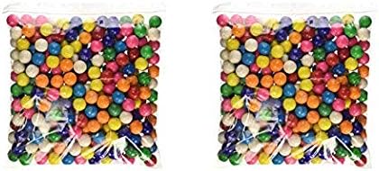 Dubble Bubble One Inch Gumballs Assorted Flavors 80 Ounce Bag (2 Pack)