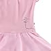 BHL Kids Girls Dance Leotard 3-14 Years Ruffle Sleeve (5-6, Pink)
