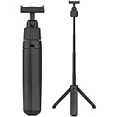 NEOSOU Osmo Action Tripod Stand with Magnetic Quick Release Adapter, 360 Rotation Mini Selfie Stick Extension Rod Handle Grip Monopod for DJI Osmo 360 Osmo Action 5 Pro 4 3 Accessories