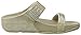 FitFlop Women's Flare Slide Sandal,Pebble,7 M US