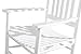 Sunjoy Safavieh Shasta White Wood Rocking Chair