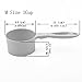 Super Design SUPERDESIGN Food Scoop Dog Cat Food Scoop Ice Scoop Flour scoop Candy scoops Dry Measuring Cup Plastic Scoop for Canisters and Freezer 1 Cup Food Grade Melamine YELLOW