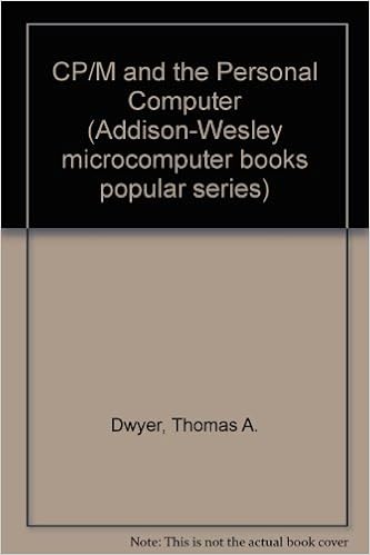 Cp/M and the Personal Computer (Addison-Wesley Series in ...