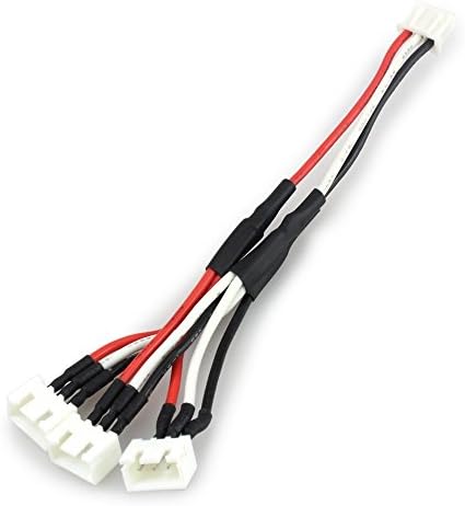 3 in 1 7.4V 2S Battery Connector Adapter Cable for RC Model Car / Quadcopter / Helicopter JJRC H16 WLtoys V262 V666 A959 A979 V912 V913 SYMA X8C X8W X8G XK K120