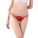 Toraway Underwear, Women Sexy Lace Condole Belt Thongs T-Back Panties (Red)