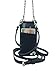 Caseahead Black iPhone 6 Plus, 7 Plus, 8 Plus Cell Phone Wallet Case w/Crossbody Strap & Chain Wristlet - RFID Slots for Money, ID & Credit Cards | Purse Case for Women -Black (6.2