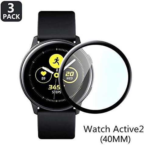 Centaurus Watch Active 2 40mm Soft Screen Protector Pack Of 3 Ultra Thin Anti Scratch Water Resistant 3d Hd Flexible Tpu Film Compatible With Samsung Galaxy Watch Active 2 40mm Not Glass Amazon Ca Cell