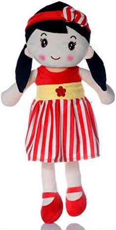 Babyjoys Premium Quality Stuffed Cuddly Soft Toy/Plush Doll for Girls of Age 1 Year and Above RED