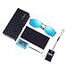 FEIDU Polarized Sport Mens Sunglasses HD Lens Metal Frame Driving Shades FD 9005 (Blue/Silver, 2.24)