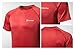 TM-MTS03-RDZ_Medium j-L Tesla Men's HyperDri Short Sleeve T-Shirt Athletic Cool Running Top MTS03