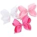 Fortop Boutique Big Grosgrain Ribbon Hair Bows With Clips For Girls Babies Teens Toddlers 15 Piece