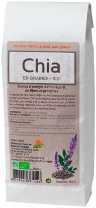 Semillas de Chia Bio 500 grs.: Amazon.es: Salud y cuidado personal