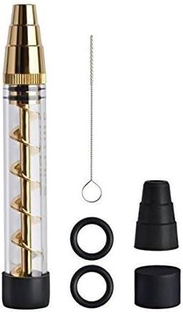 Glass Tip Rolling Blunt - Mechanical Adapter for Tea, Herb Leaves, Coffee, Grains, Spices,or Other Coffee Beans, Innovative Espresso Machine Replacement Parts
