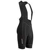 Louis Garneau Men's Fit Sensor 2 Cycling Bib, Padded and Breathable Compression Bike Shorts