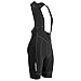 Louis Garneau Men's Fit Sensor 2 Padded, Breathable, Compression Cycling Bib Shorts, Black