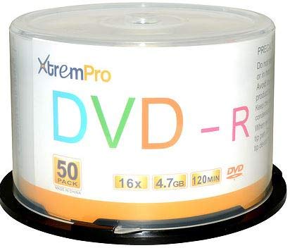 XtremPro DVD-R 16X 4.7GB 120Min DVD Blank Discs in Spindle (50) - Thumbnail 2