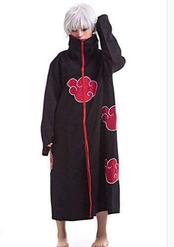 Japanese Anime Costumes Cosplay Costumes Naruto Akatsuki Ninja Cloak (Xl(172-178cm))