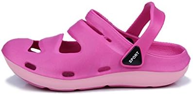 Summer Men's Sandals Light Weight Unisex Non-Slip Hole Slippers Hollowing Out Beach Hole Shoes Camouflage Shoes Pink 7.5