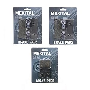 MEXITAL Motorfiets remblokken voor + achter voor Ninja ZX 7R (ZX 750 P) (96-03) ZRX 1100 (ZR 1100 C) (97-00) ZRX 1200 R…