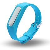 Seeme Colorful Waterproof Replacement Band for Xiaomi Wireless Wristband Bracelet (No Activity Tracker) (Blue)