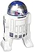 Zak Designs star Wars Ep4 R2D2 ceramic Sculpted Bank,, Small, Multicolor