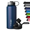 720°DGREE Roestvrijstalen Drinkfles”noLimit” – 410ml, 530ml, 710ml, 950 ml, 1200ml, Lekvrij, Koolzuur, BPA-Free – Thermosfles met Schroefsluiting voor Sport, Fitness, Outdoor +Gratis Sportdeksel