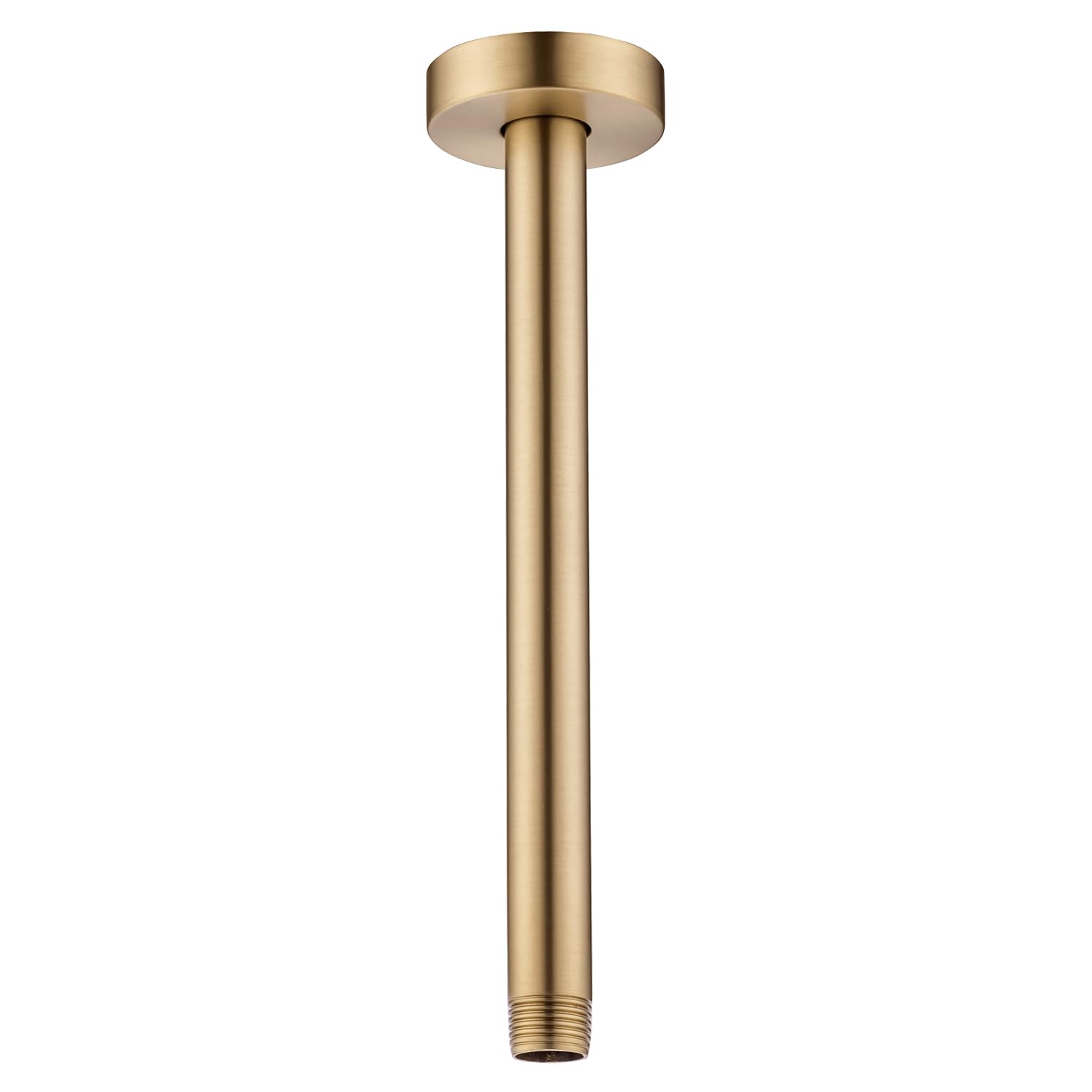 Photo 1 of 10 Inches Ceiling Mount Shower Arm and Flange, Champagne Bronze