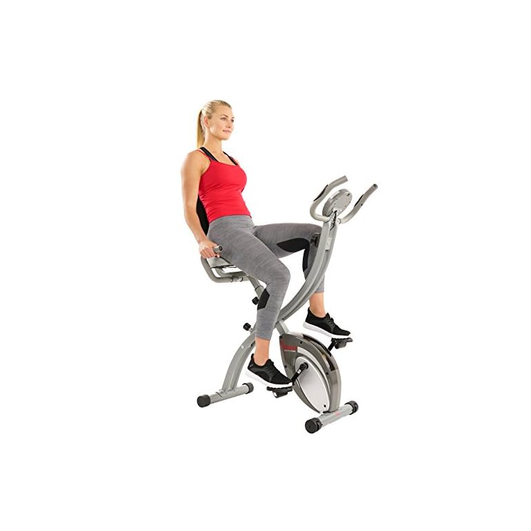 Sunny Health & Fitness Comfort XL Ultra Cushioned Seat Folding Exercise