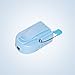 DryBuddyEZ Bed Wetting (Enuresis) Alarm (Sound & Vibration) to Help Cure Bedwetting and Incontinence for Children and Adults.