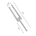 Mr. Sleeply 528 Hz Tuning Fork, 528 MI for DNA Repair Healing 528hz Tuner with Silicone Hammer and Cleaning Cloth Perfect Healing Musical Instrument Aluminum Alloy Tuning Fork part of Solfeggio Tuning